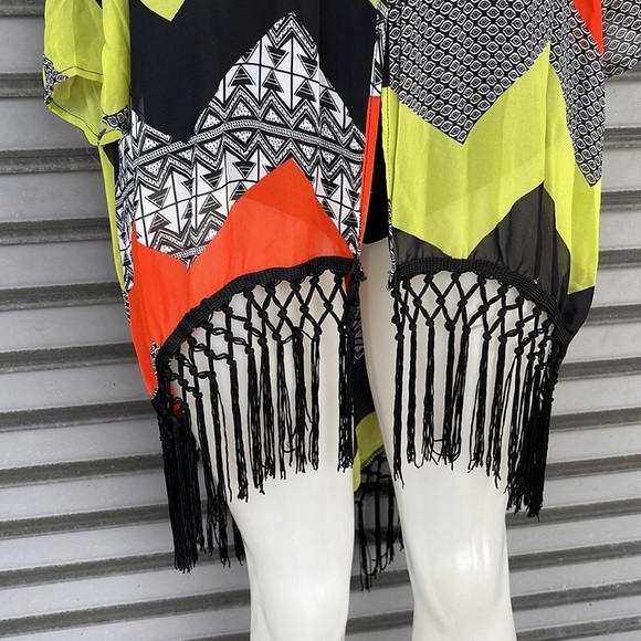 Cato Sports Wear Kimono Multi Color Size XL - Picture 4 of 8